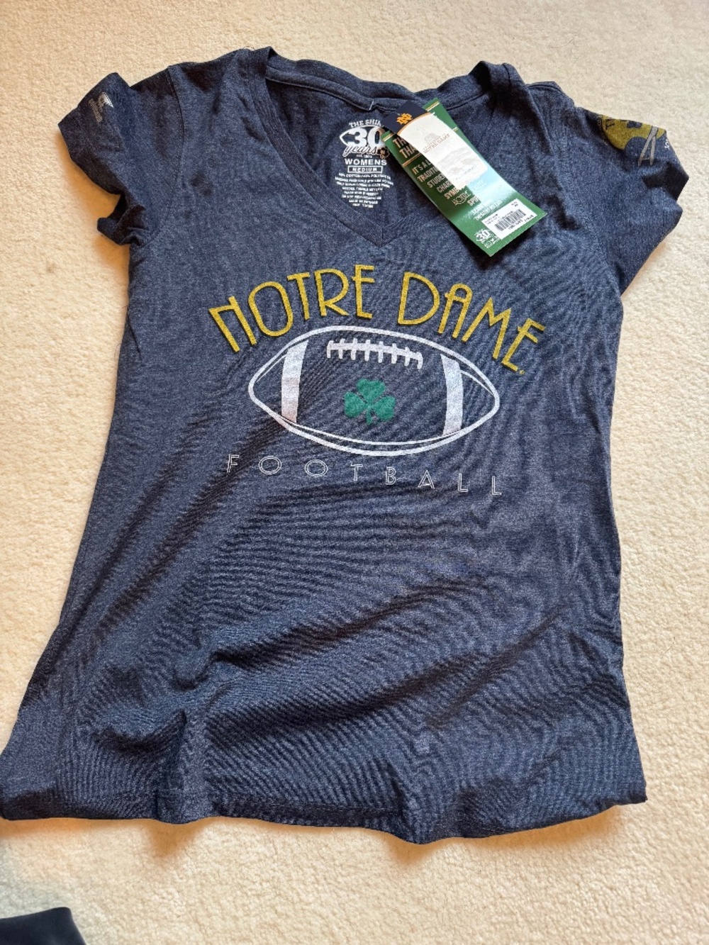Note Dame football TShirt